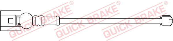 Czujnik zużycia klocka